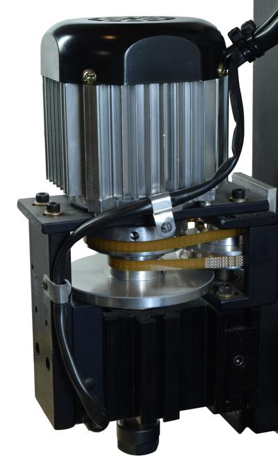 New Variable Speed Motor motor with a Dual Symmetrical Pulley Multiplication Transmission Assembly for Taig DSLS 5019